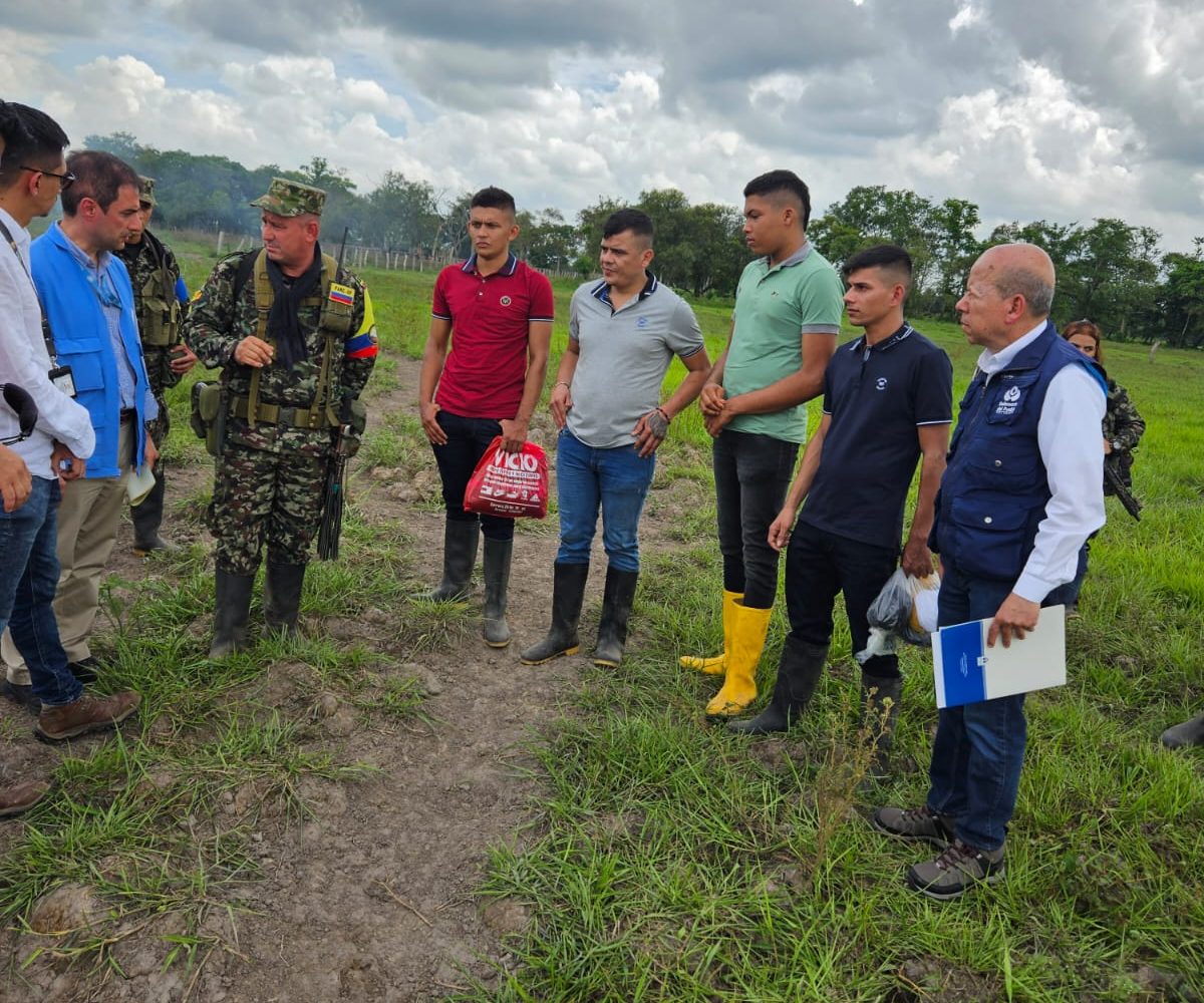 En Arauca misión humanitaria recibe a cuatro personas que estaban en