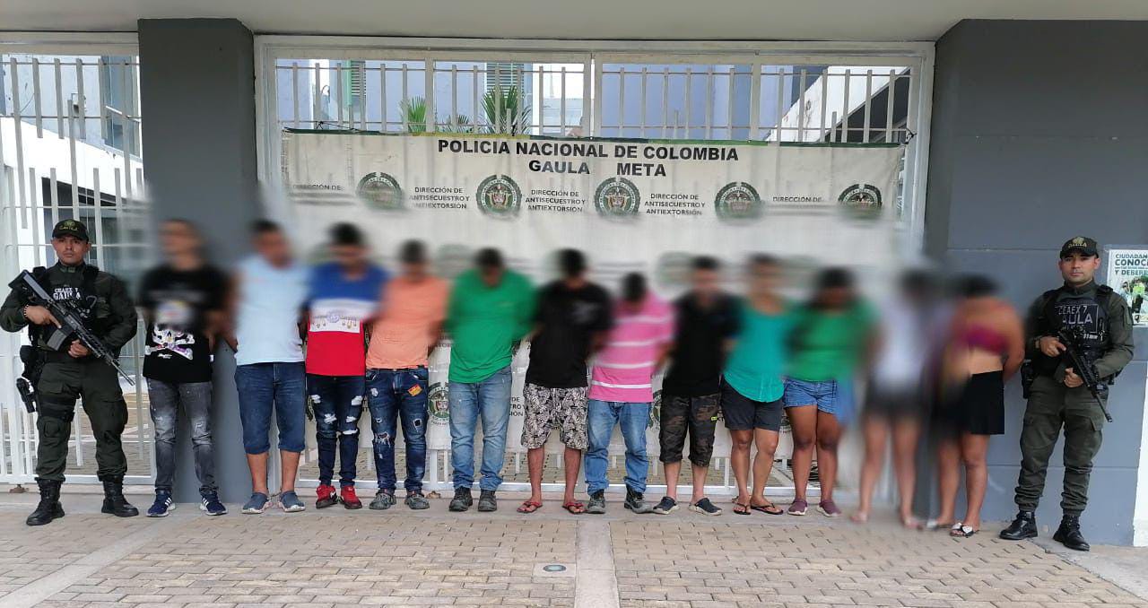 Los Juanitos’ fueron capturados por el Gaula de la Policía del Meta ...