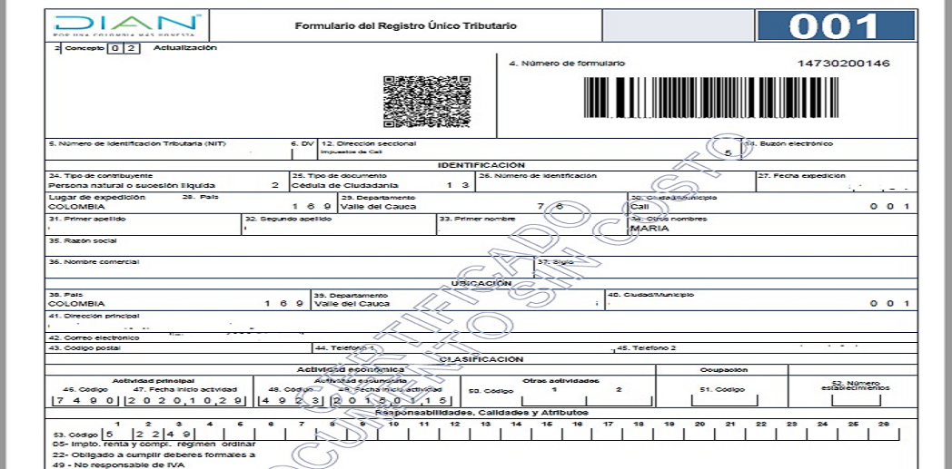 Ahora el RUT solo tendrá fecha de generación del documento – Noticias ...